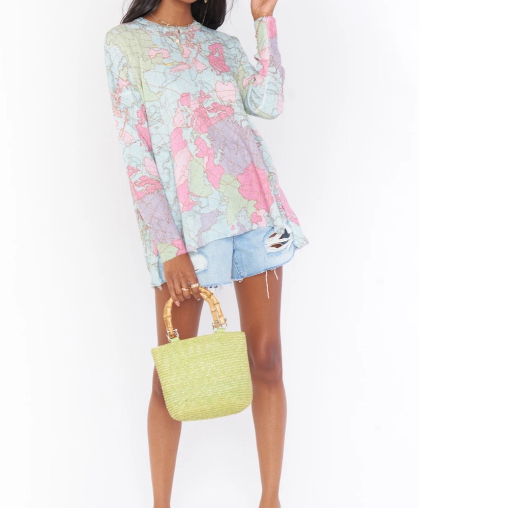 Show Me Your MuMu Bonfire Sweater in World Tour Knit Size XS